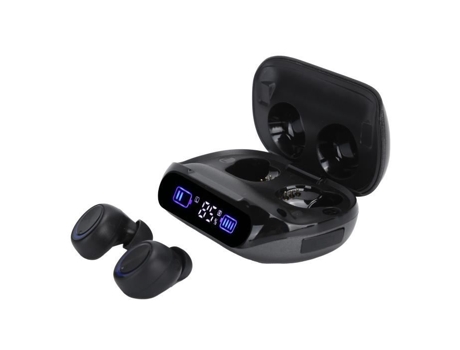 HURRISE Auriculares estéreo con cable H66 Auriculares con cable con pantalla digital Auriculares estéreo Cassette de sonido de cable real