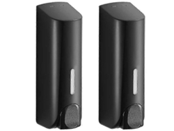 2x Dispensador de Jabón 350ml Dispensador de Jabón Manual de Pared Dispensador de Champú Líquido de Gel de Ducha de Baño Rosewell
