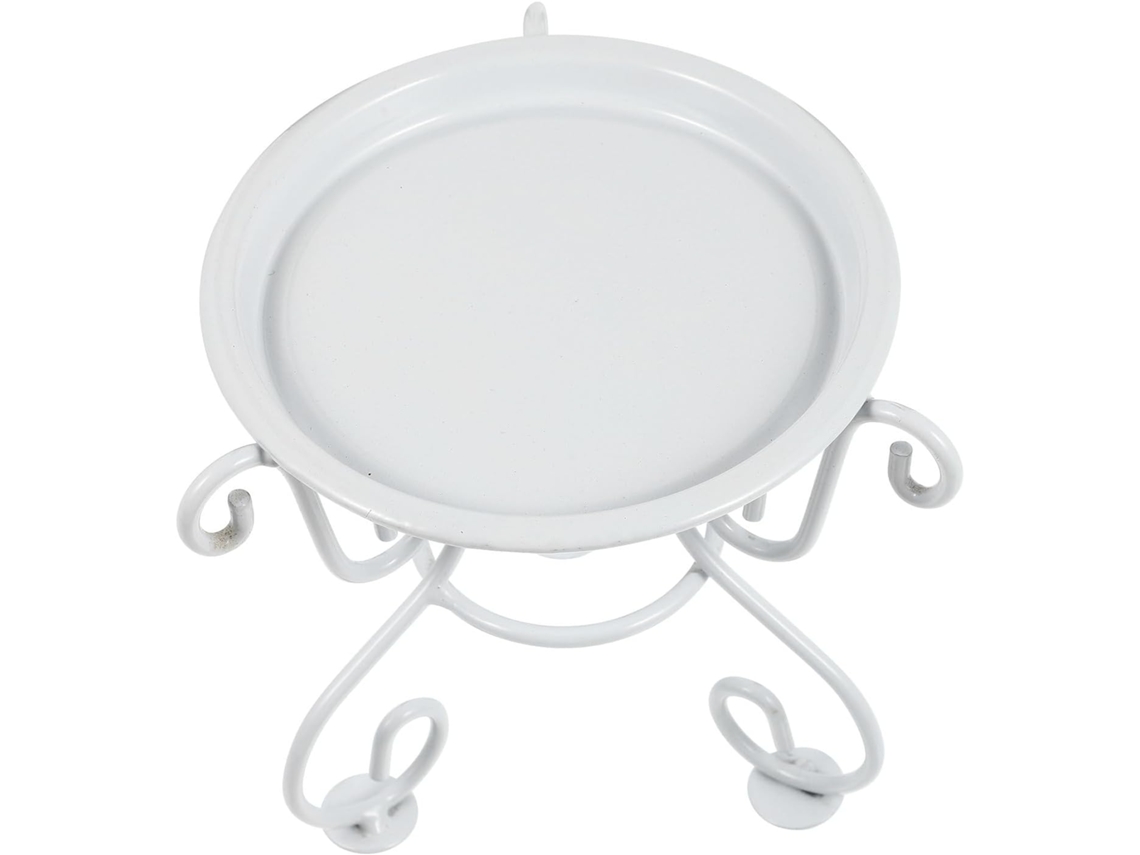 Soporte De Hierro Para Macetas Con Puntos De Apoyo Lisos, Soporte Para