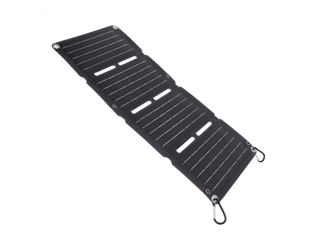 Panel solar plegable de silicio monocristalino de 40 W con carga rápida USB QC