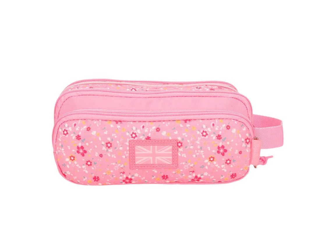 Pepe Jeans Estuche Escolar Alenka Poliéster Rosa