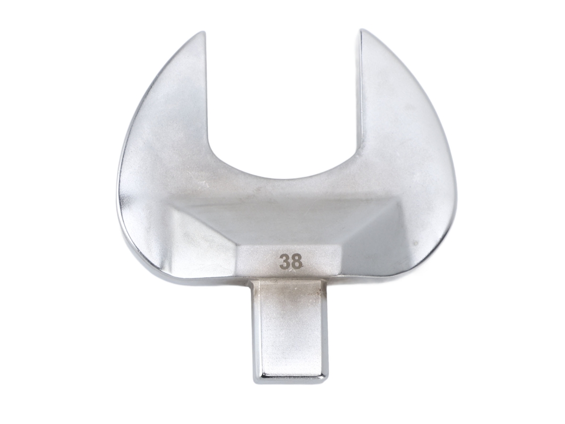 Llave de pata de gallo de extremo abierto, acero de alto carbono, 14x18 mm, cromada, pulida, 38 mm/1,5 pulgadas, repuesto, sin marca