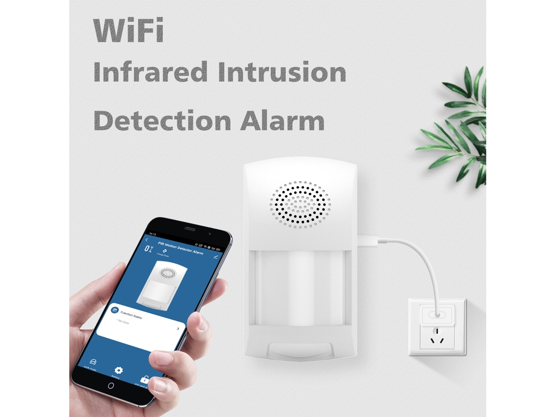 Detector de movimiento infrarrojo inalámbrico antimascotas para el hogar
