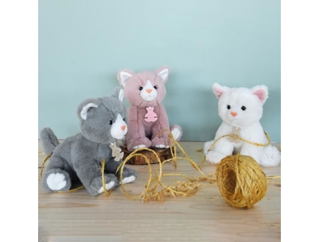 Peluche Blanco Bebé Gato Oso Story Peluche Mixto 0 Meses Nacimiento Bebé HISTOIRE D'OURS