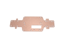Placa inferior del chasis de metal para coche Wltoys 284161 1/28 RC, piezas de repuesto para modelos de vehículos 2555