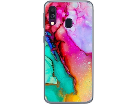 Carcasa Samsung Galaxy A40 TUMUNDOSMARTPHONE Mármol 15 Multicolor