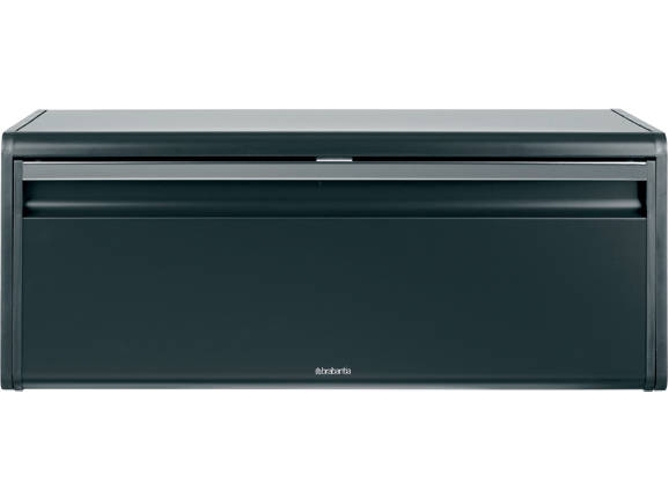 Recipiente BRABANTIA Matte Black Fall Front Bread Bin