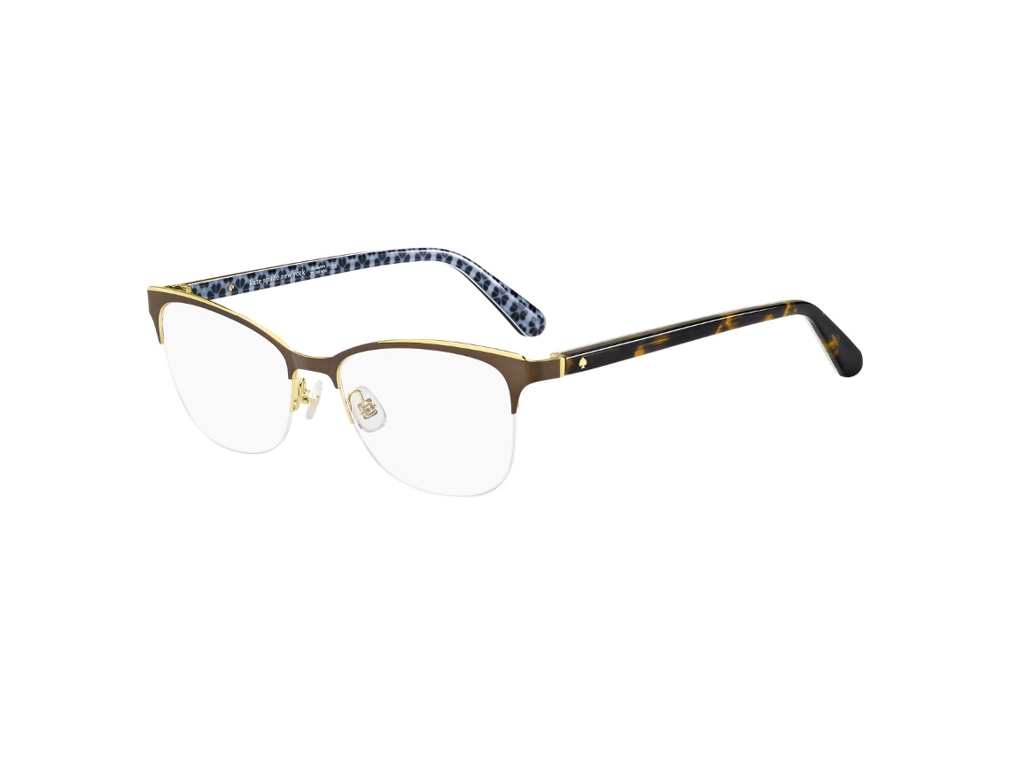 Montura De Gafas Mujer Kate Spade Brieana-09qf217 (marrón - Metal - Ø 52 Mm)