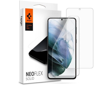Película Simples Samsung Galaxy S21 SPIGEN Transparente