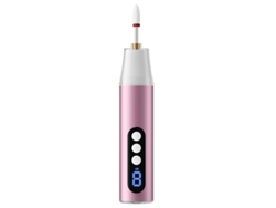 Conjunto Manicura/pedicura Eifson Lima 9 Velocidades 6 Puntas Pantalla Digital (rosa)