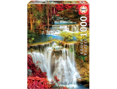 Puzzle EDUCA 1000 Catarata En El Bosque (Edad Mínima: 12 Años - 1000 Piezas)