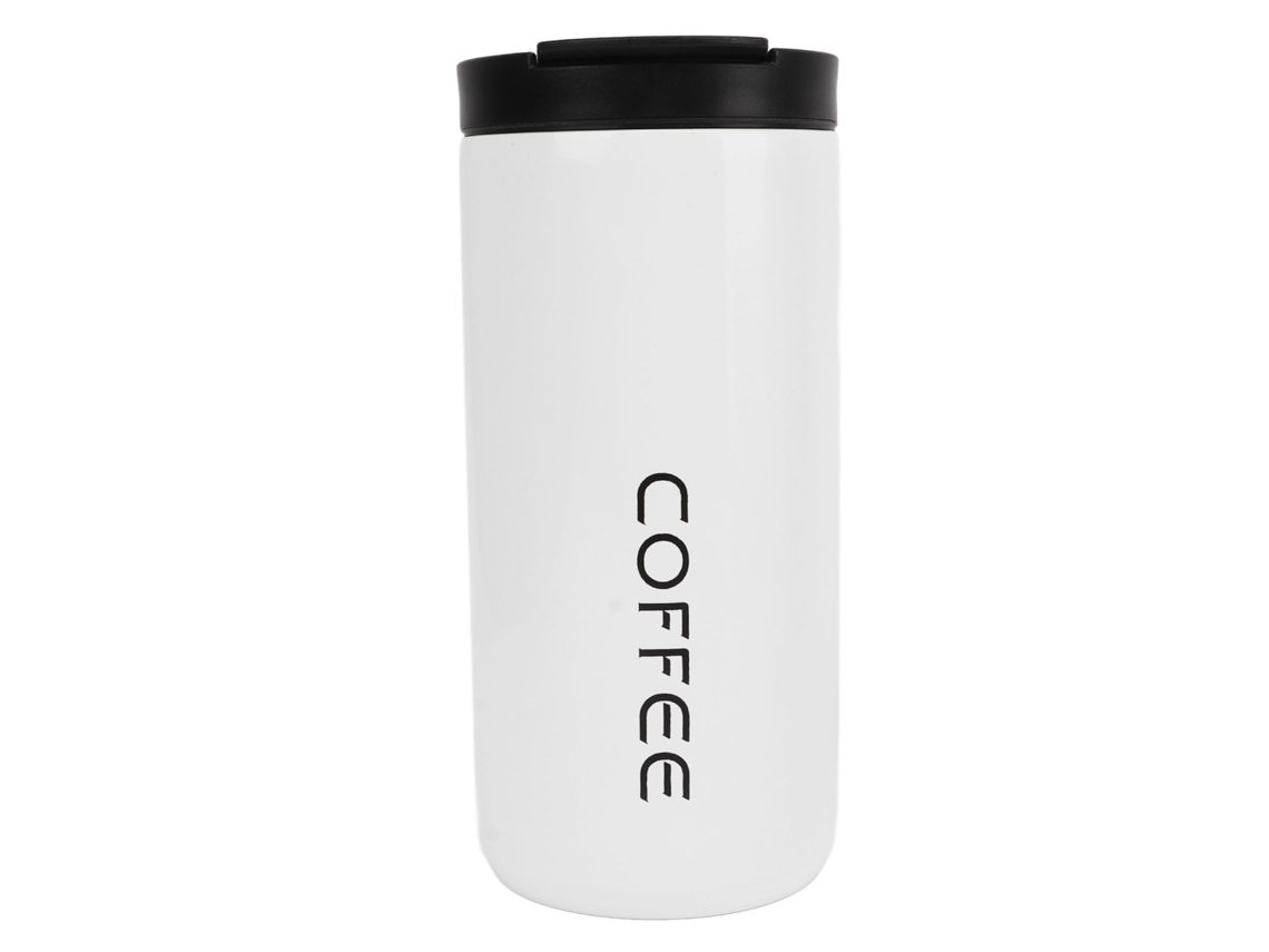 Taza De Café De Acero Inoxidable De 400 Ml Con Aislamiento Al Vacío, Portátil, De Estilo Sencillo Y Elegante, También Sirve Como Vaso Para Agua.