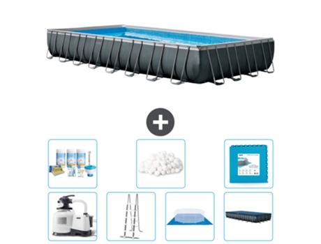 Piscina Tubular INTEX 26374GN-CB42 (54368 L - 488x132cm)