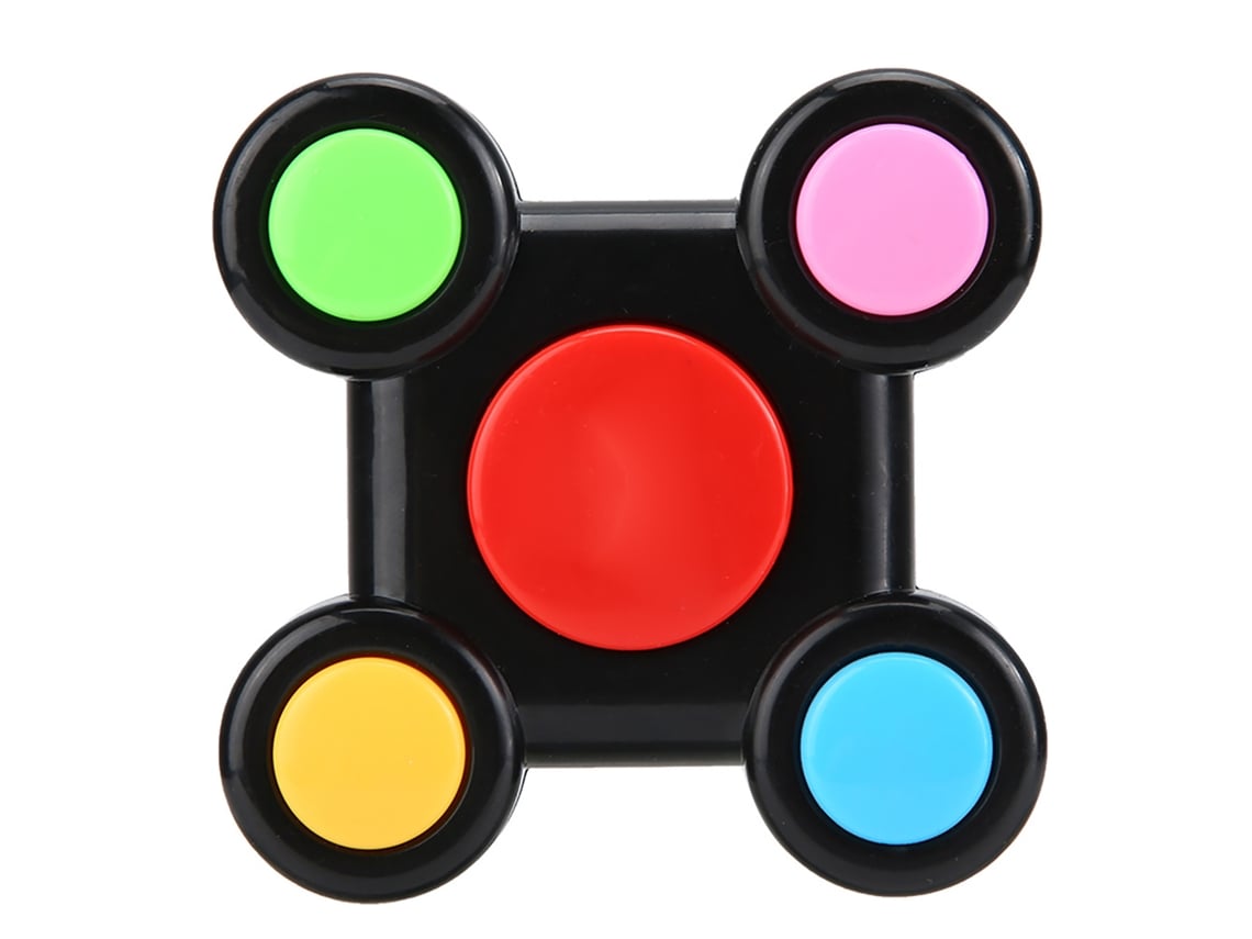 Ats-juguete Inteligente De Entrenamiento De Memoria Con Luz Y Música Para Niños Interactivo De Plástico (doble Mano)