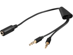 Cable de Audio GOOBAY (Negro)