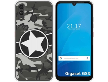 Carcasa Gigaset GS3 TUMUNDOSMARTPHONE Camuflaje 02 Multicolor