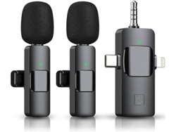Micrófonos de solapa inalámbricos para iPhone y iPad Panoona