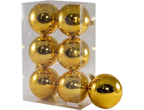 Bolas de Navidad Multicolor, 6 Unidades de 8cm, Navidad Bolas para el árbol de Navidad, para Vacaciones, Bodas, Fiestas, Decoración de Regalos, Dor...