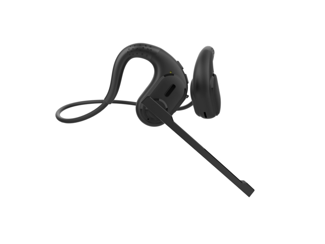 Auriculares inalámbricos Bluetooth con micrófono y botón de silencio extraíble, diseño abierto. Mdug