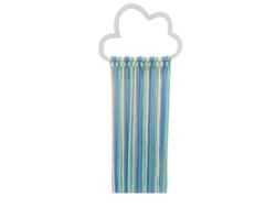 2026-organizador De Accesorios De Pelo Colgante Con Tasseles De Lana Para Niñas, Madera, 23x65cm