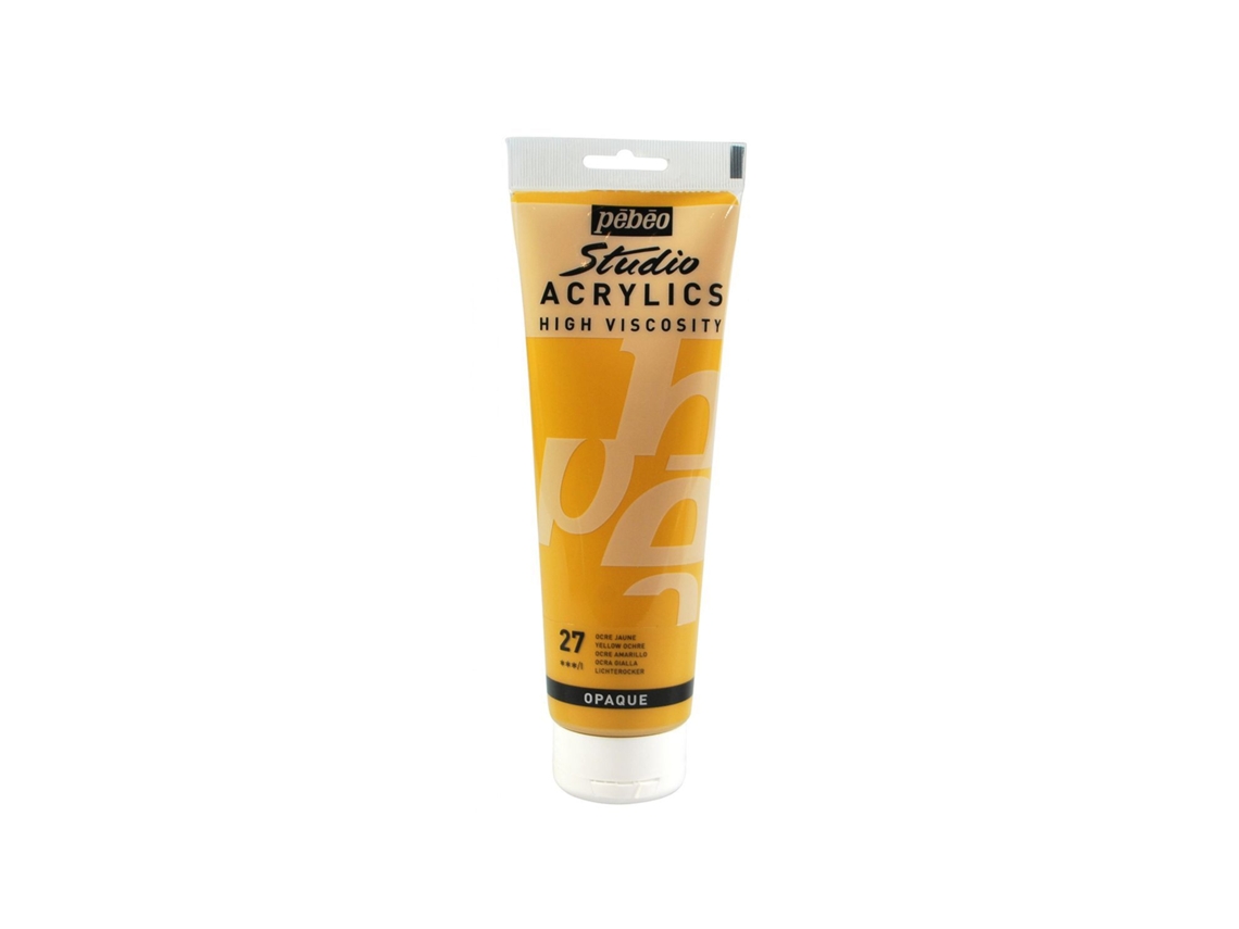 Tinta Acrílica PÉBÉO (Opaca - Amarillo Ocre - 250ml)