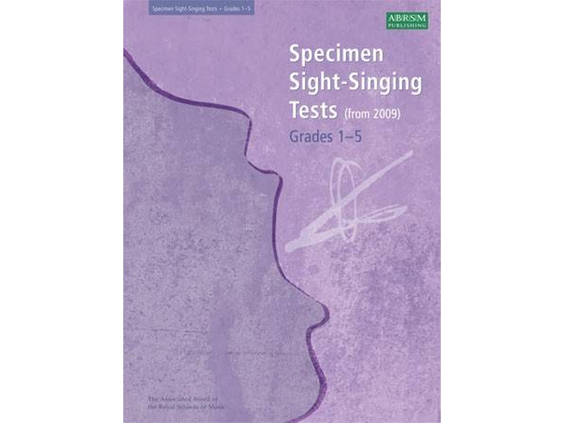 Partitura ABRSM Specimen Sight-Singing Tests - Grades 1-5 (Inglés)
