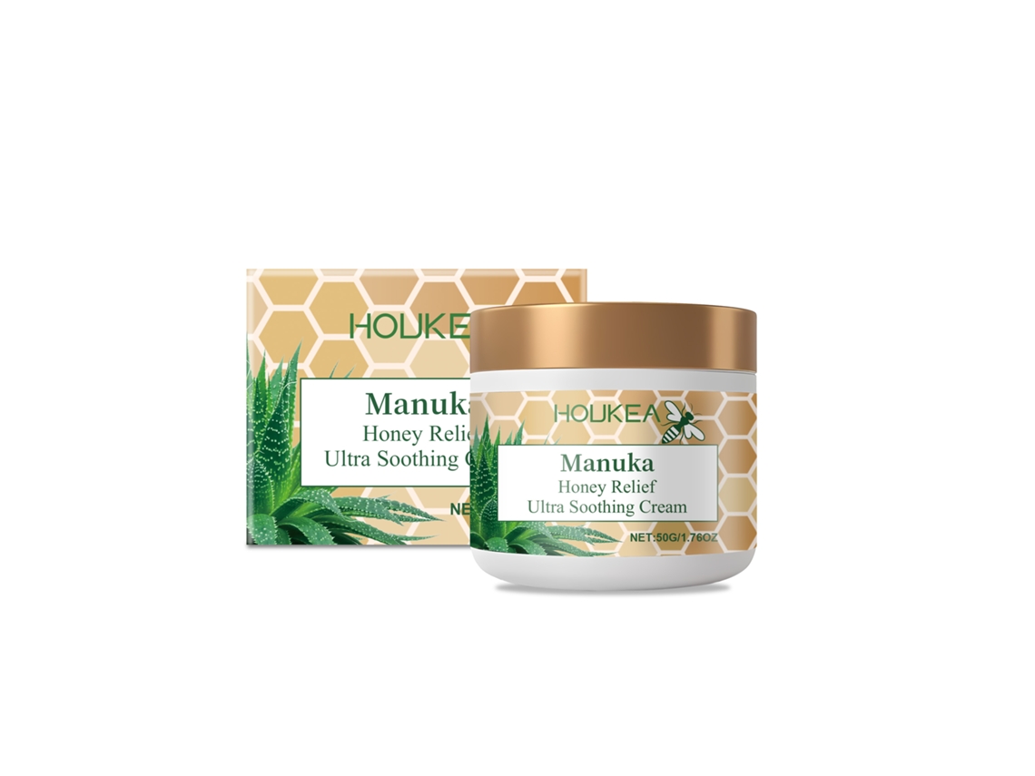 Crema hidratante para la piel con miel