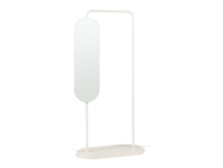 Perchero Vann con espejo giratorio 167x80x35 cm Color Arena [EN.CASA]
