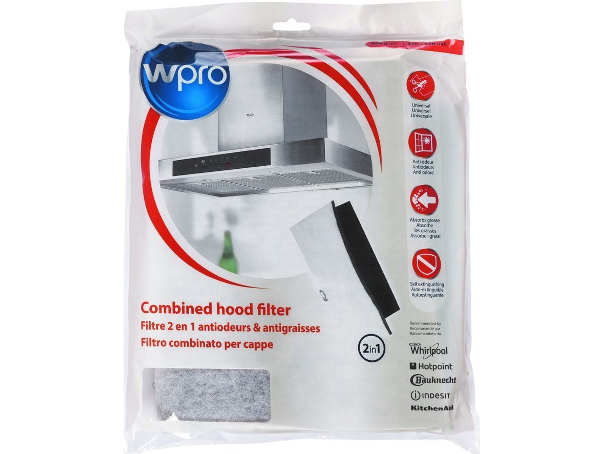 Filtro de Campana WPRO UCF016
