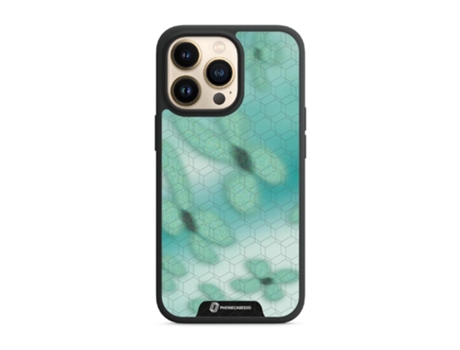 Funda Móvil Oficial Protector para iPhone 13 Pro PHONECASES3D Piel Sintética Negro
