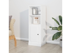 Aparador Madera Contrachapada Blanco Brillo 36x35,5x103,5 Cm