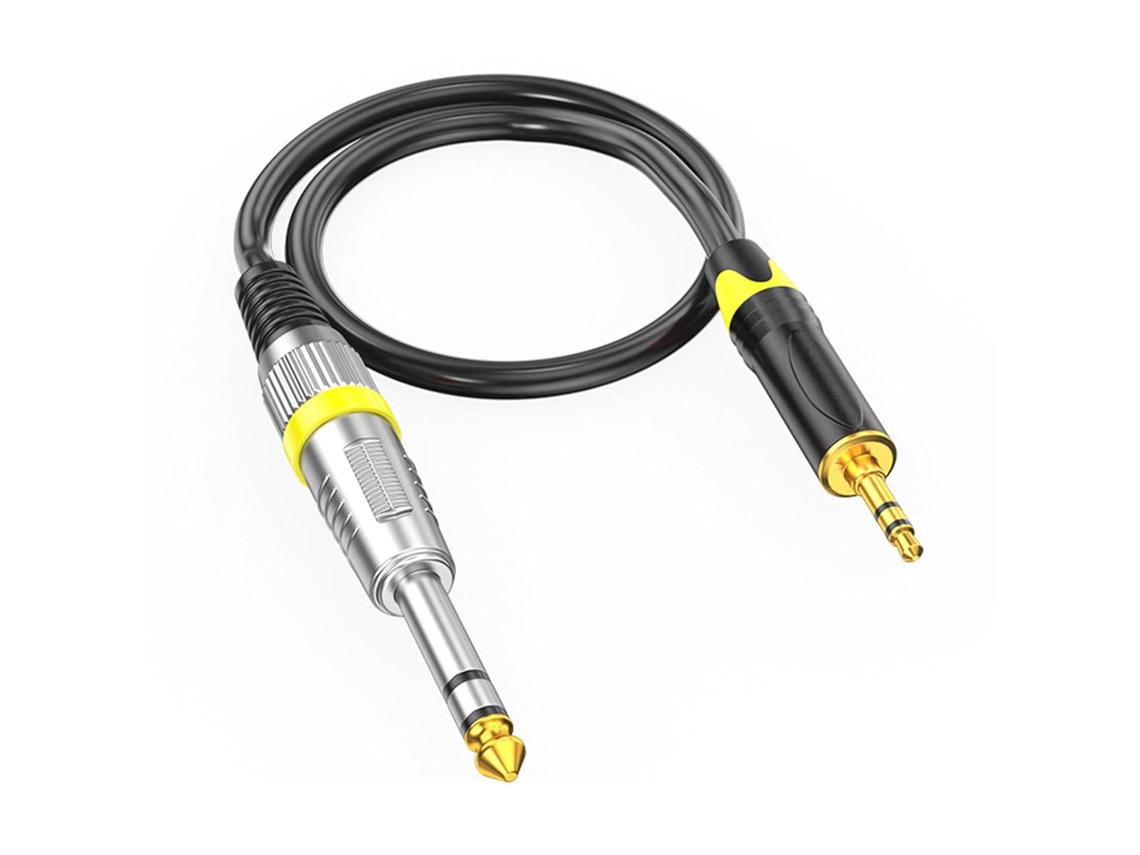 Cable de 3,5 mm a 6,35 mm para ordenadores, teléfonos y amplificadores de mezcla. SFUSHOS