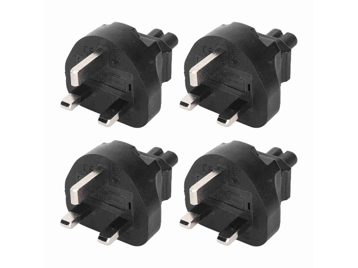 Adaptador De Poder Iec320 C7 4pcs 3250w De Cobre Pvc Para Portátil Altavoz Lcd 100‑