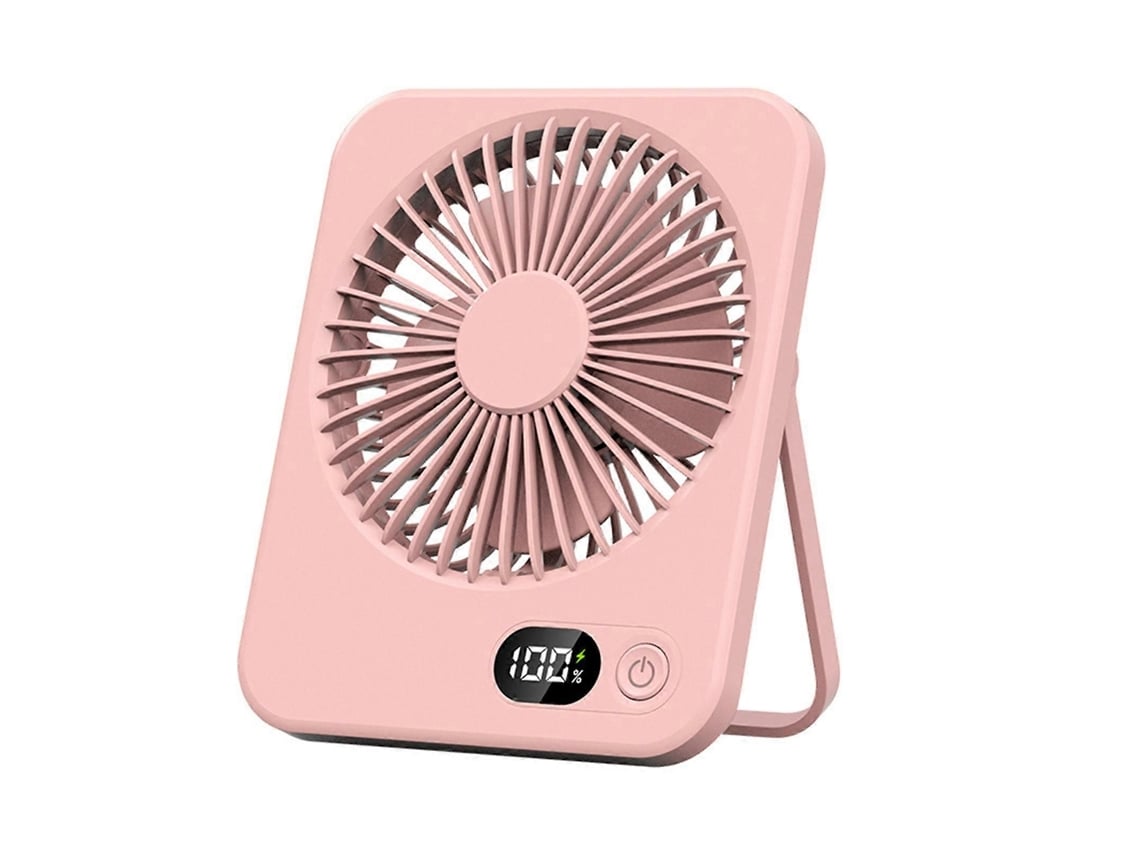 Ventilador Recarregável Com Fluxo De Ar De Ângulo Amplo De 180 Graus, Mini Ventilador Portátil.