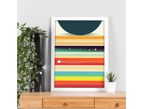 Póster NACNIC en Estilo Abstracto Meteoro. Llamativas y Modernas