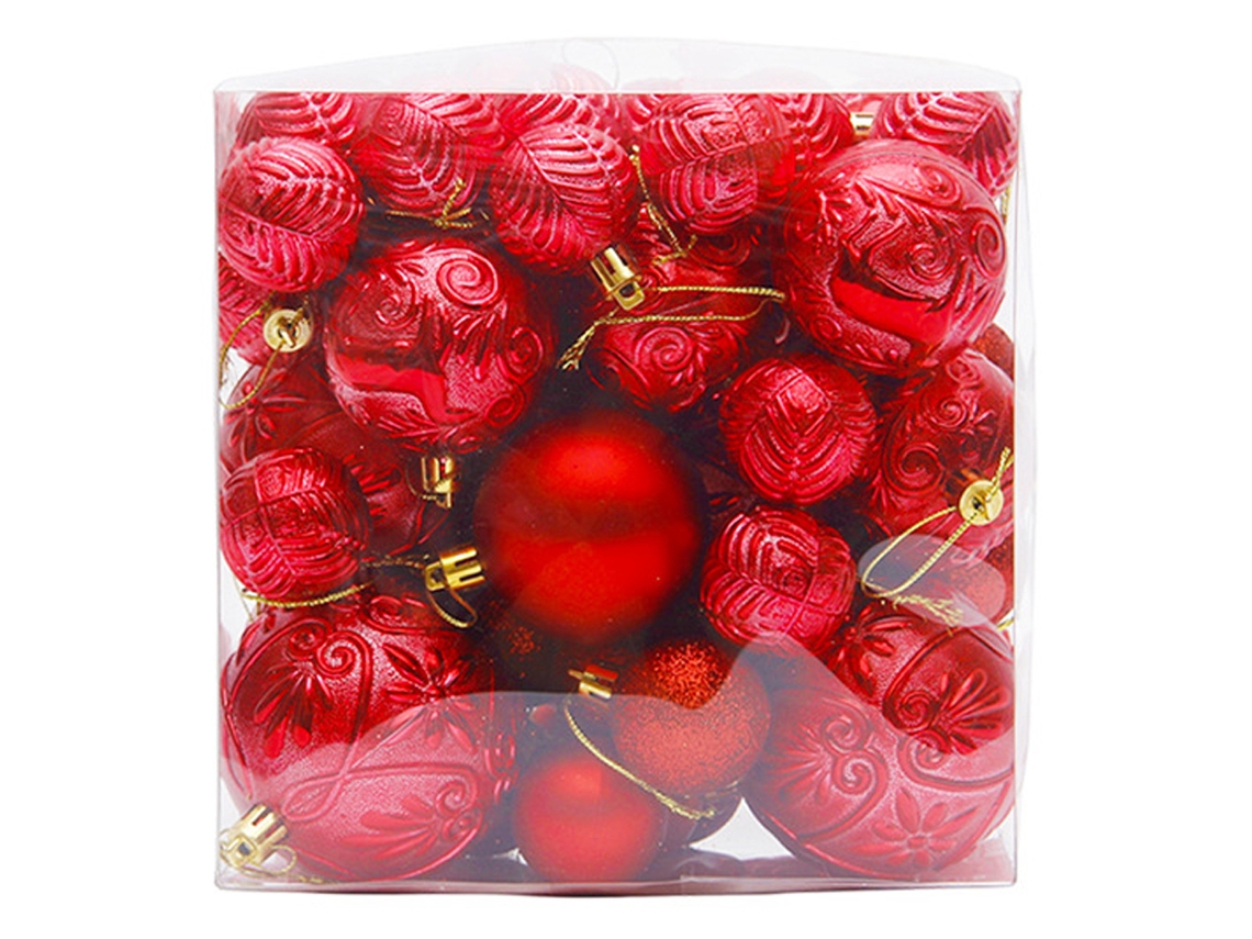 Conjunto de adornos para árboles de Navidad, decoraciones para fiestas TRUYUETY