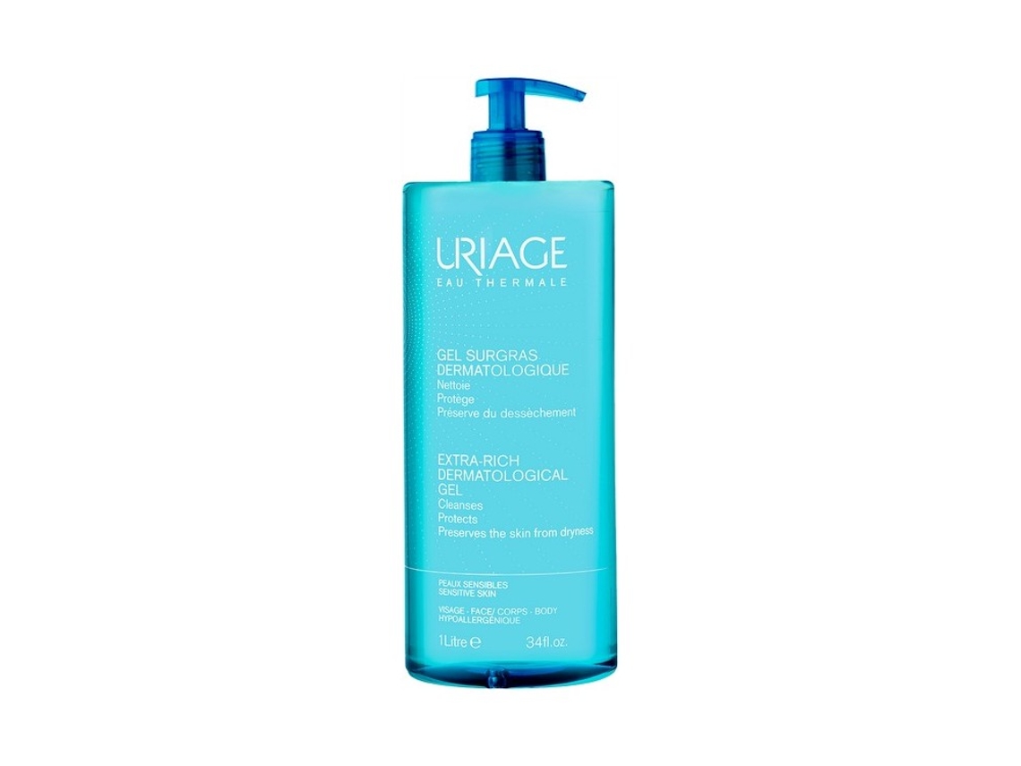 Gel desinfectante URIAGE Surgas Gel Limpiadora Dermatológico (1000 ml)