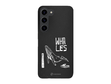 Funda Móvil Oficial Compostable Base para Samsung Galaxy S23 PHONECASES3D Negro