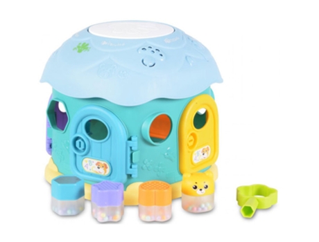 Juego Didáctico MONI Clasificador Casa Champiñón Azul (Edad Mínima Recomendada: 19 meses)
