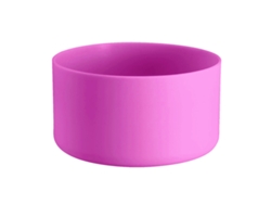 JILLIOPER Set de vasos térmicos de silicona antideslizante, alta temperatura, set de vasos de 7,5 cm y 9 cm con base de silicona