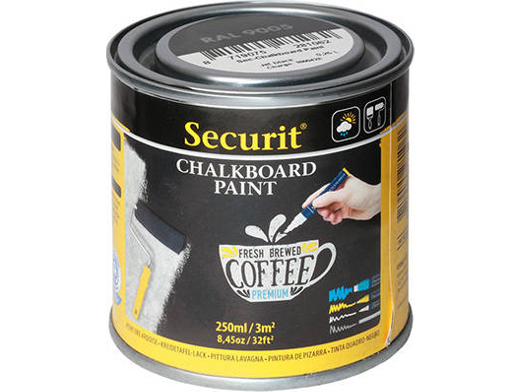 SECURIT TINTA PRETA 250 ML
