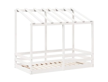 Cama Para Niños VIDAXL Blanco Madera (80x160 cm)