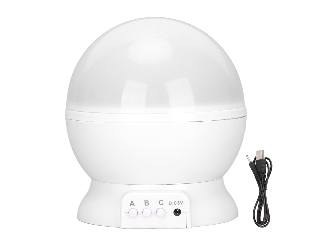 Proyector De Estrellas Luz De Noche Proyección De Luz De Rotación 360 Grados