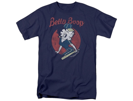 Camiseta ROCKINSTONE Betty Boop de béisbol (M)
