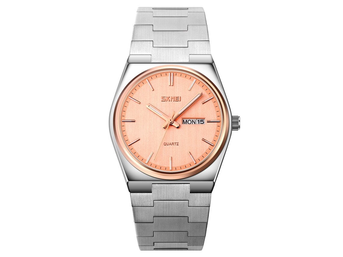 Reloj De Cuarzo Skmei 9288 Para Hombre, Resistente Al Agua Hasta 30 M, Con Brazalete De Acero Inoxidable.
