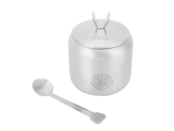 Tarro Para Especias De Acero Inoxidable 304 Con Cuchara, 512 Ml (18 Onzas), Tarro Para Condimentos De Cocina.