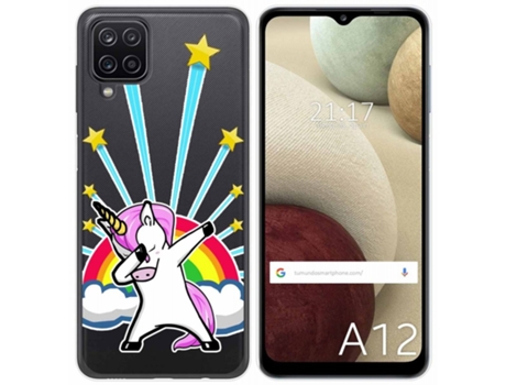 Carcasa Samsung Galaxy M12 TUMUNDOSMARTPHONE Dibujos Transparente Multicolor