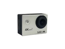 Action Cam SLOWMOOSE Air Action Pantalla LCD A Prueba de Agua (Wi-Fi - 4K - 2.0 Pulgadas - Plateado)