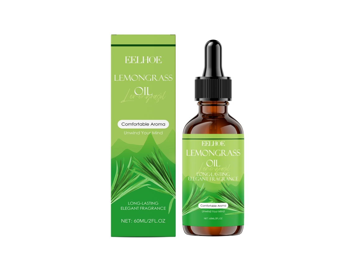 Aceite esencial aromático y relajante de hierba limón