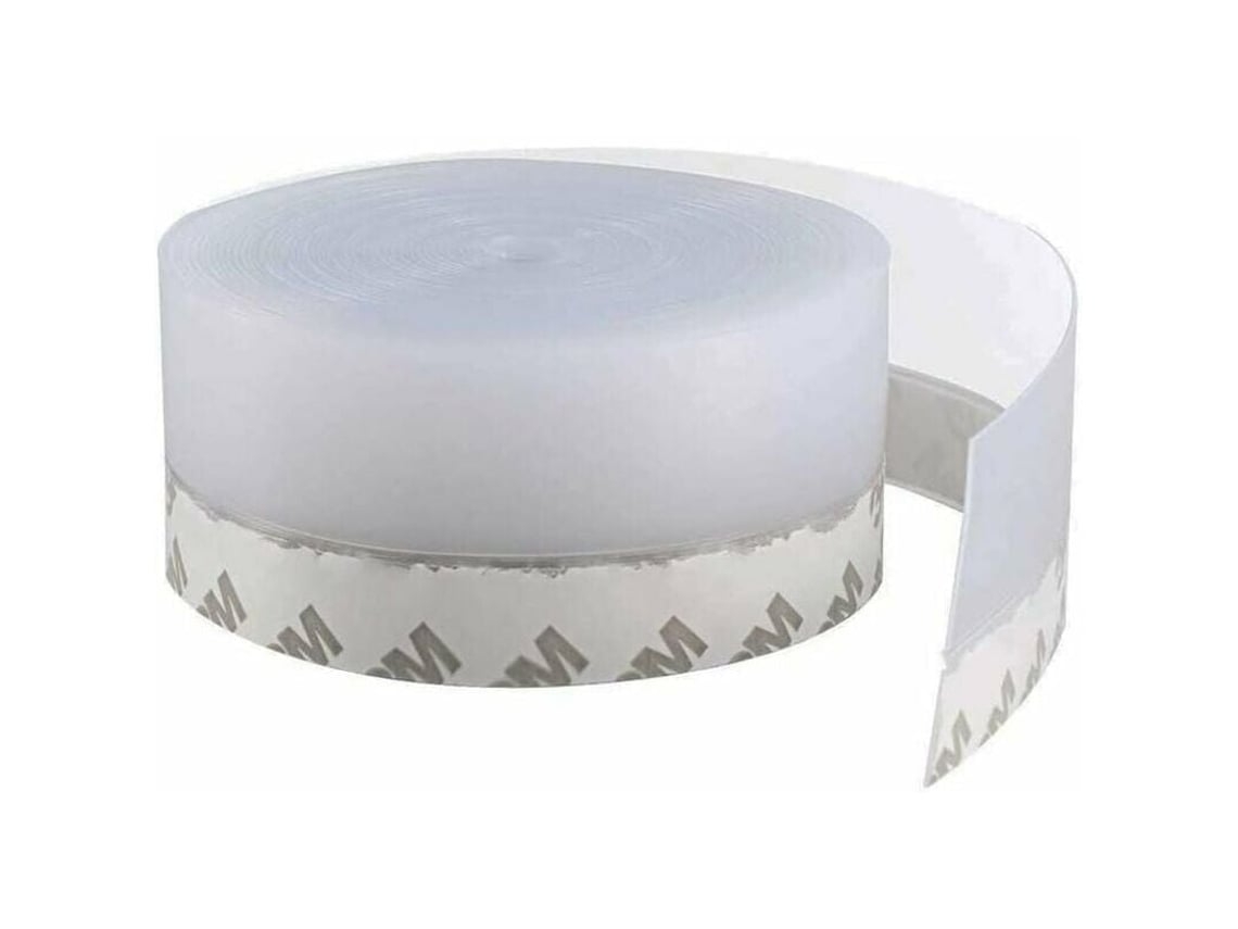 Selante De Silicone Transparente Autoadesivo Para Portas E Janelas (10 M) — À Prova De Água, Vento E Poeira